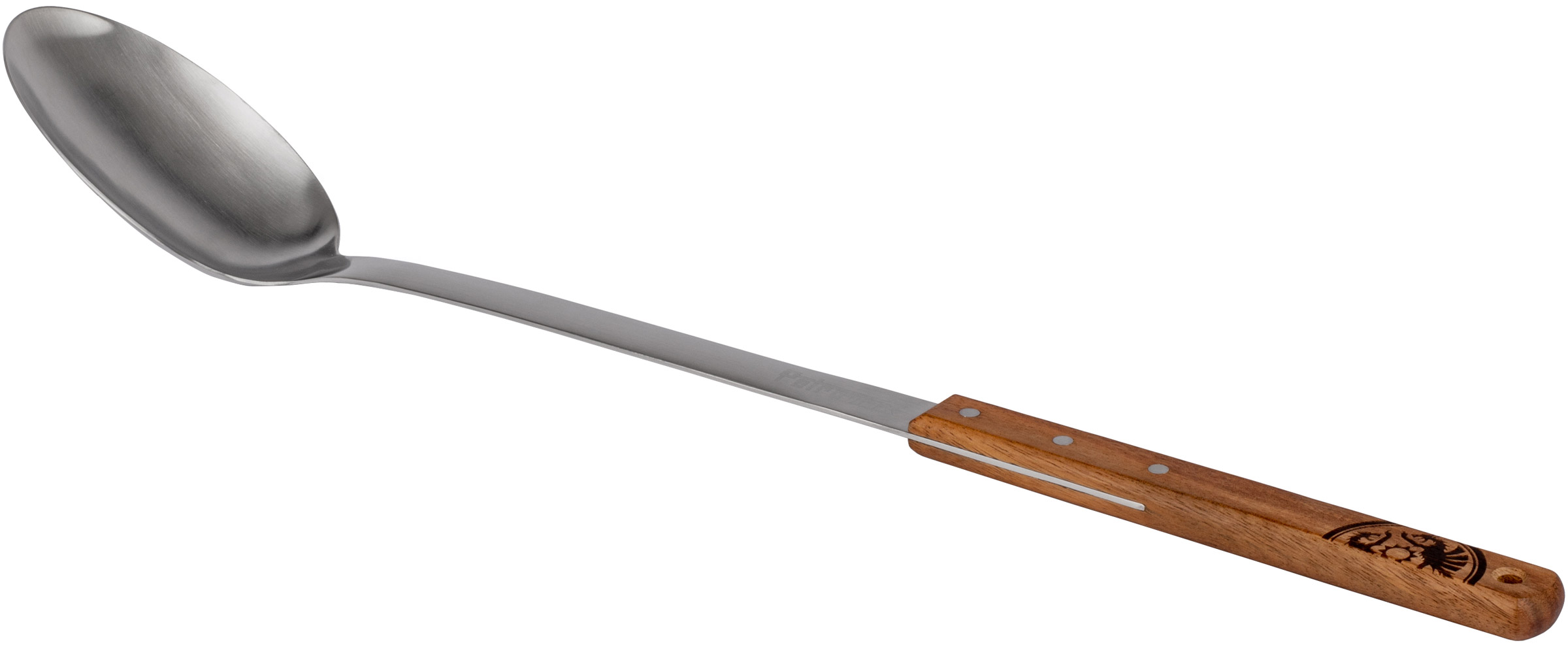 Petromax Spoon30 – Cucchiaio In Acciaio Inox Da 30 Cm Con Manico In Noce E Beccuccio Versatore - 3