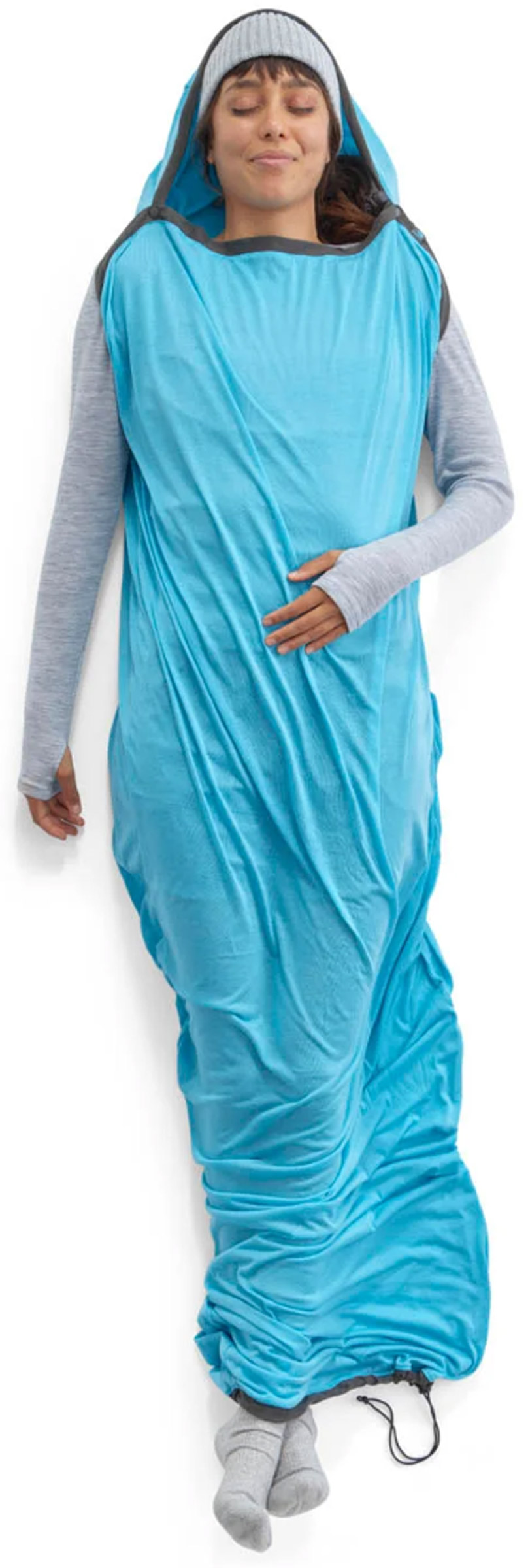 Breeze Sleeping Bag Liner Mummy w/Drawcord