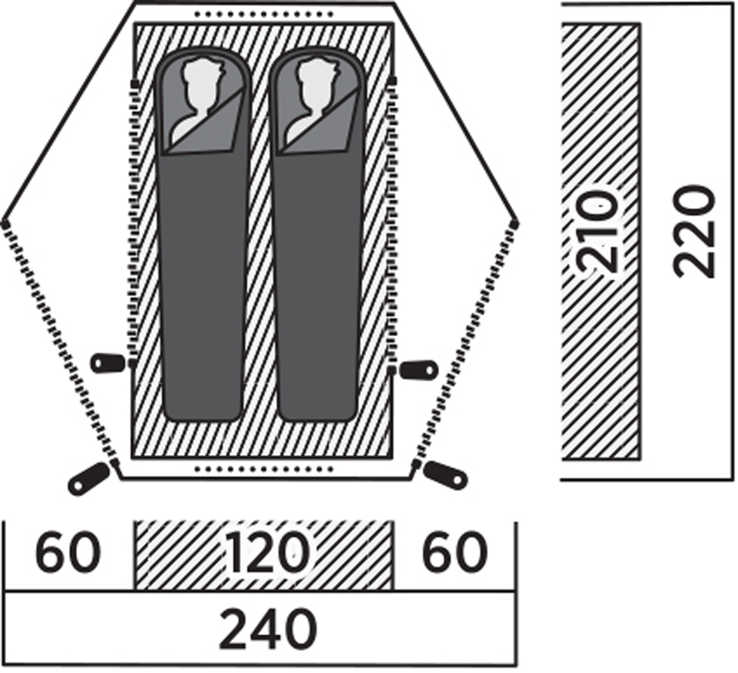 Rago 2, 2-Personers Telt
