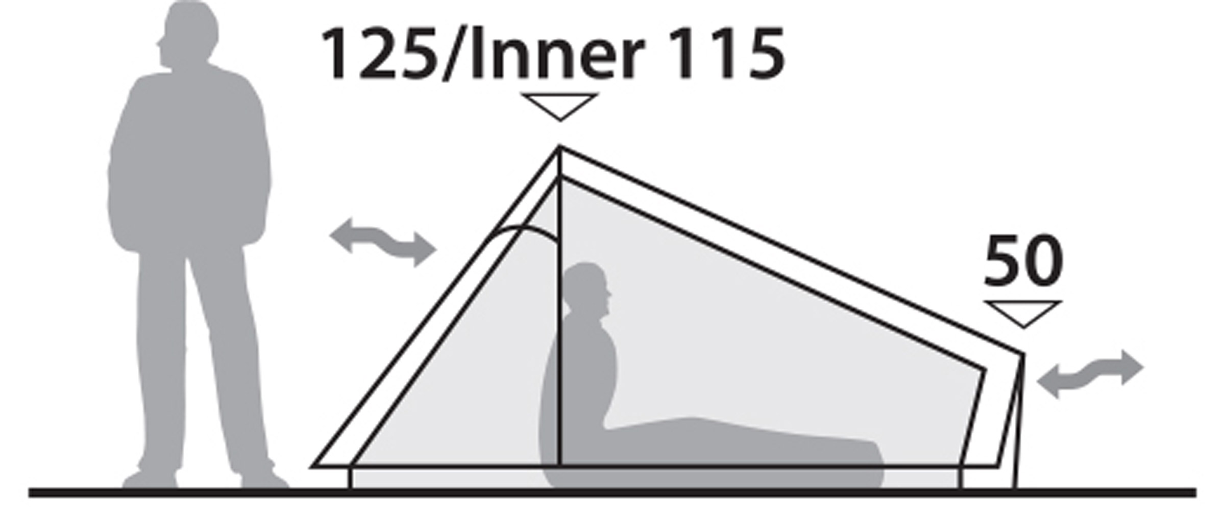 Via 1 UL, 1-Persons Telt