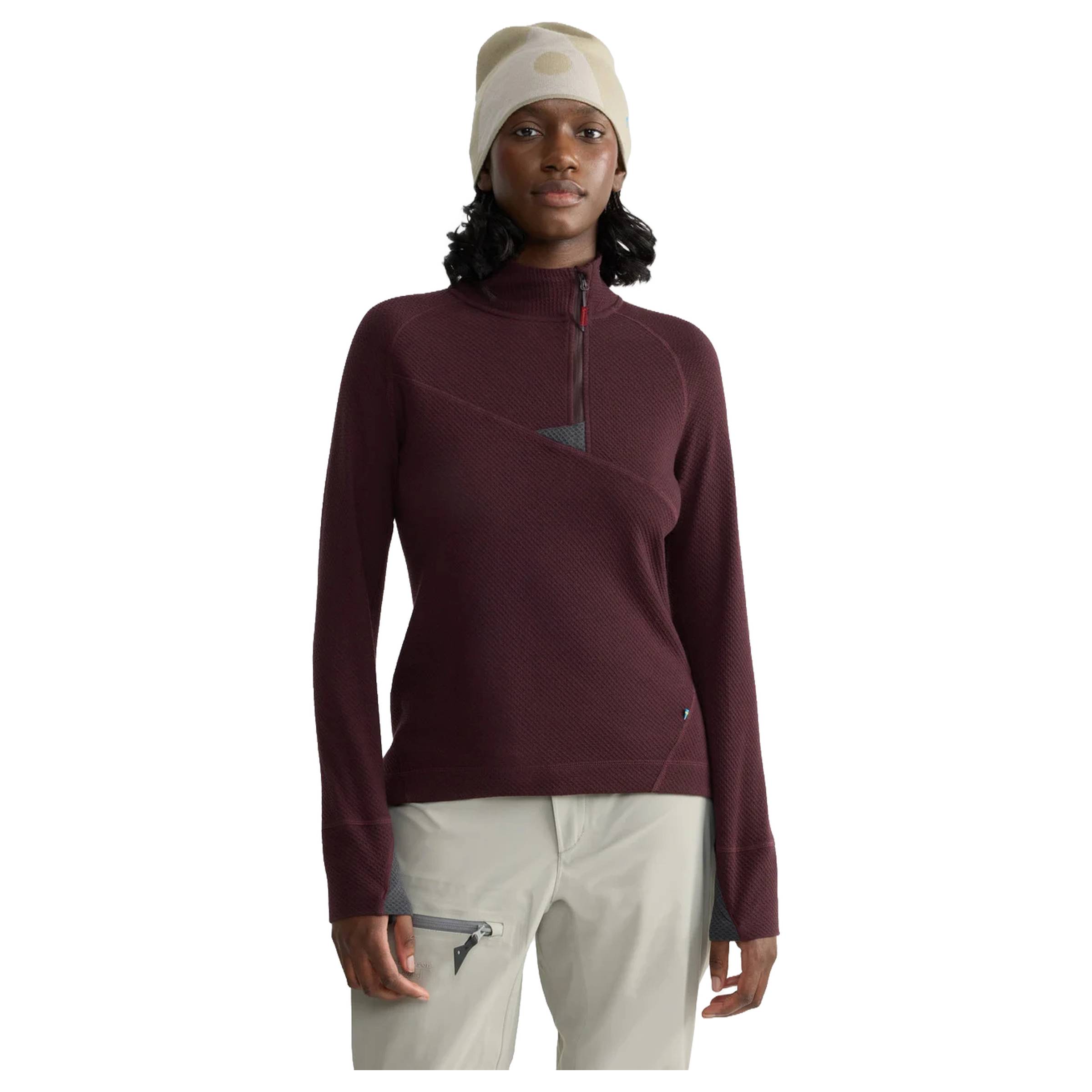Huge Half Zip Sweater Dame Klättermusen dame