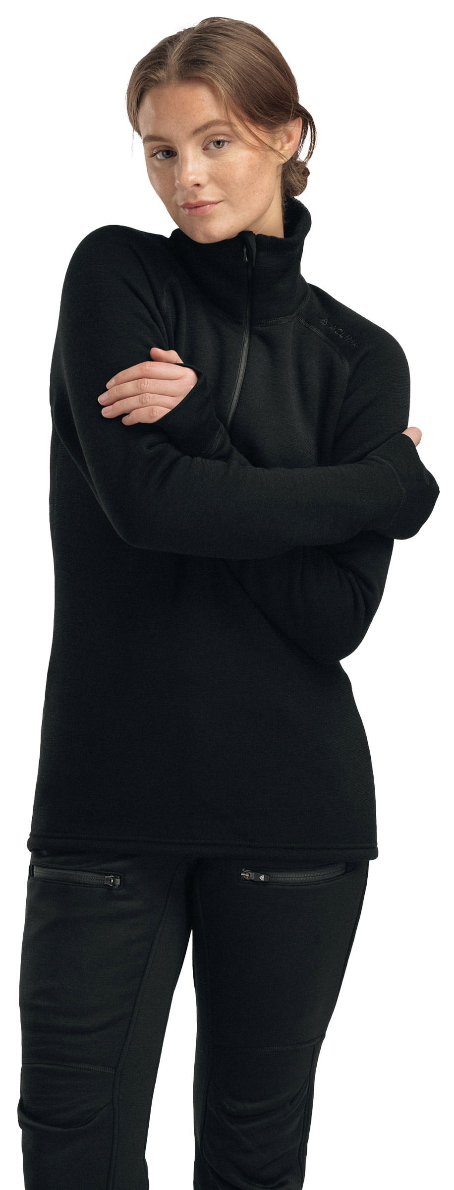 FleeceWool v2 Polo with Zip Dame