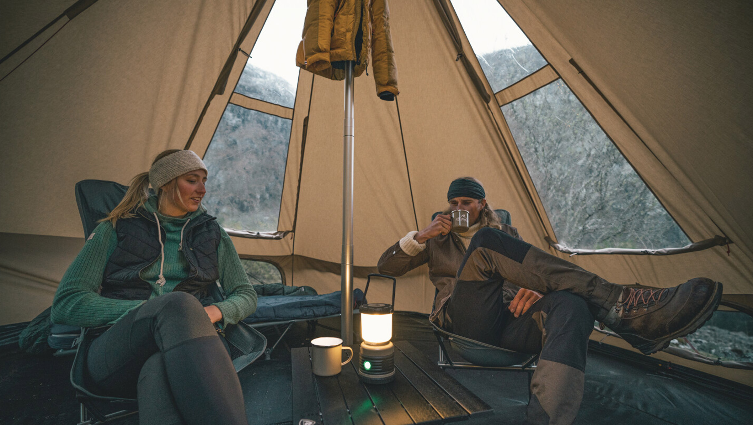 Settler Sky 10, 10-Personers Bomuldstelt