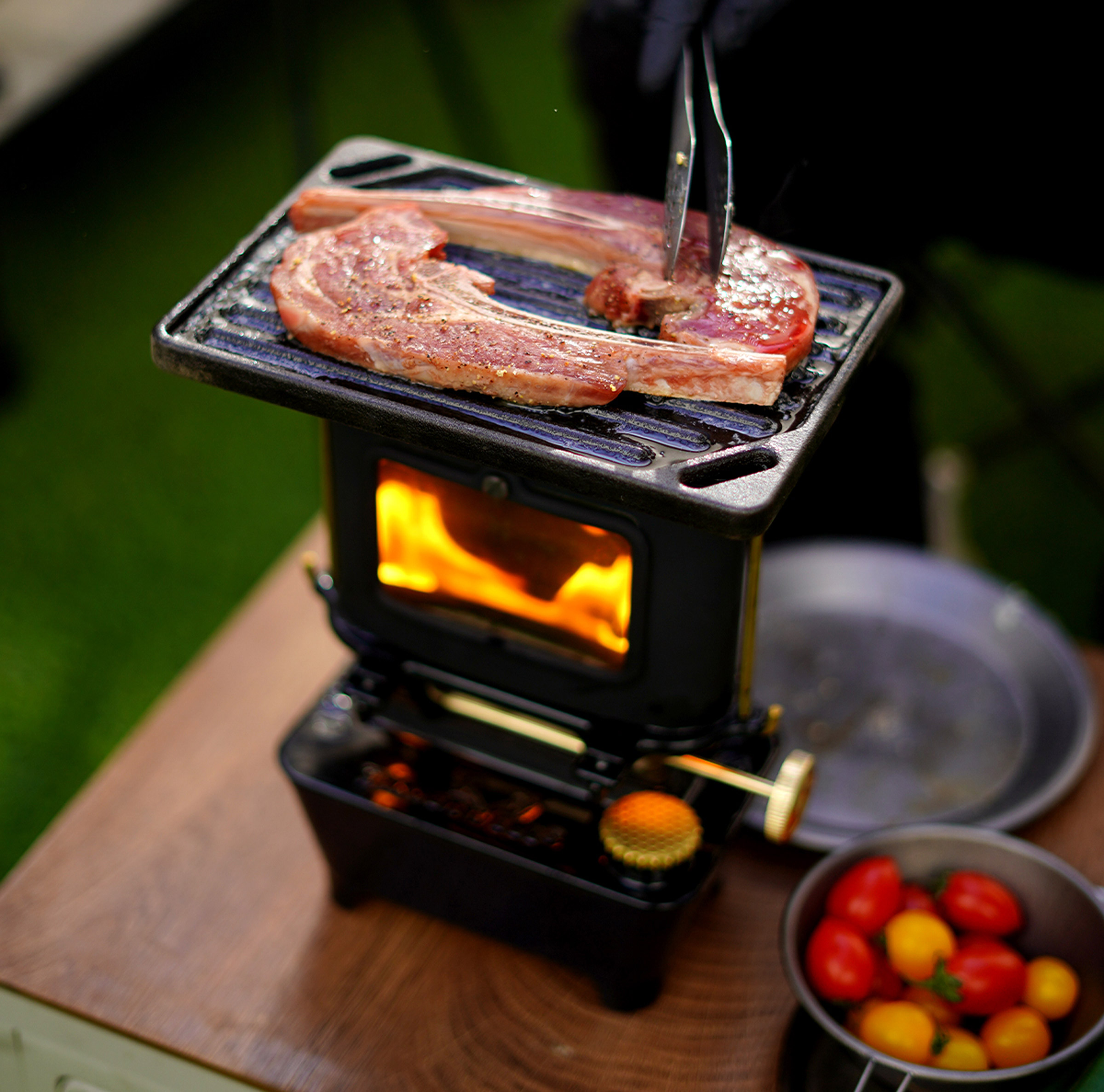 Iron Camping Cooker Stove