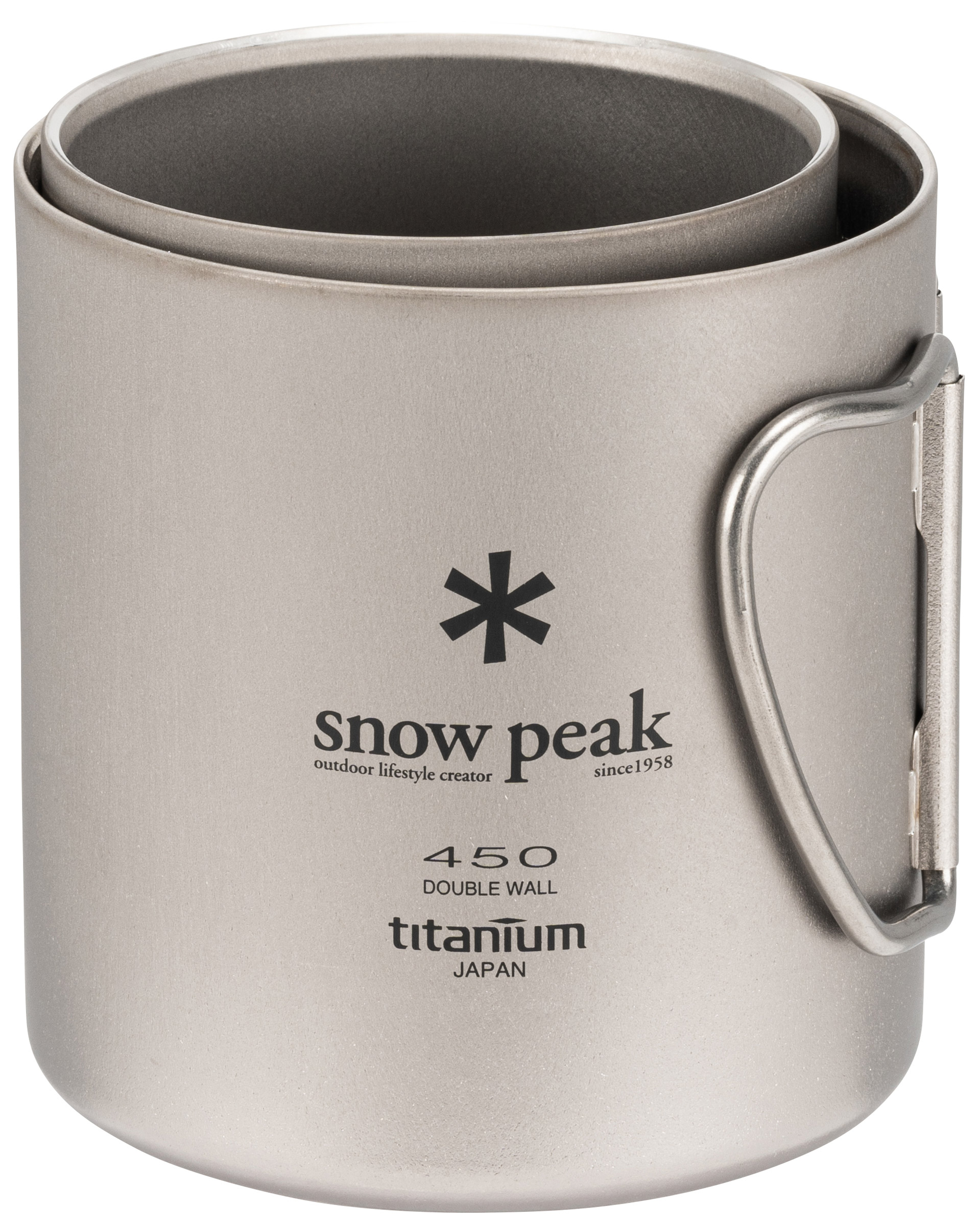 Titanium Double Wall 450 ml Krus