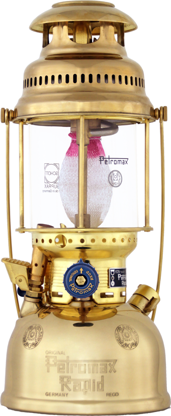 Paraffin Lamp HK500, Brass Petromax glamping