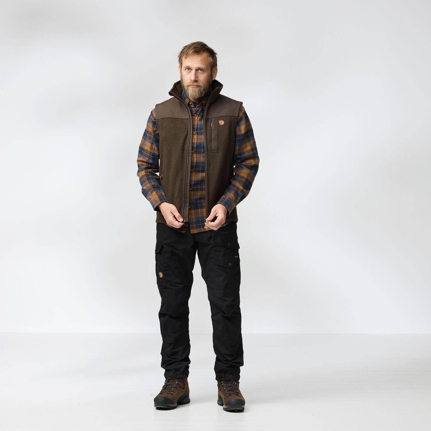 Buck Fleece Vest Herre