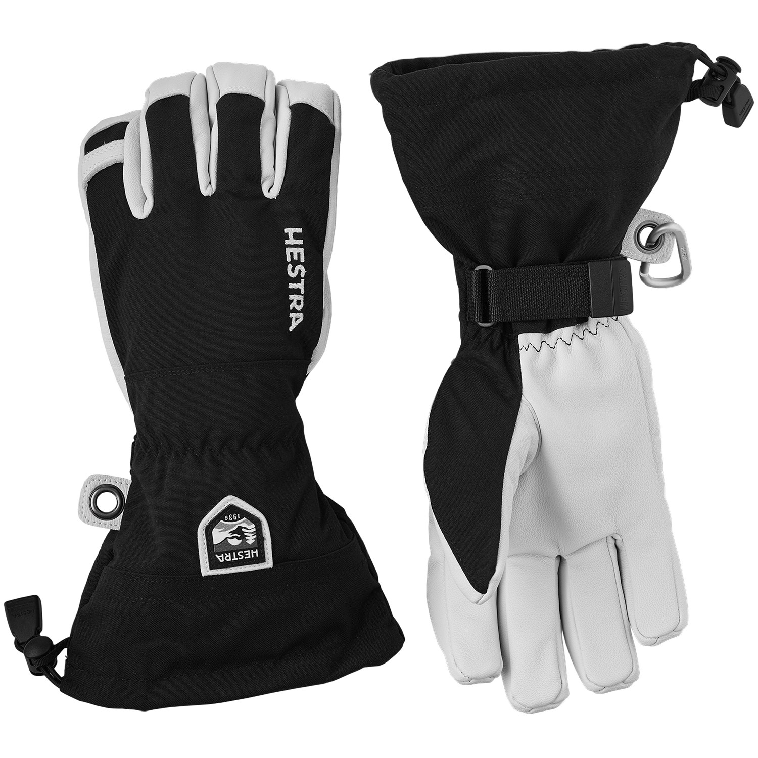 Hestra Army Leather Heli Ski Skihandsker 7 Sort Handsker & luffer