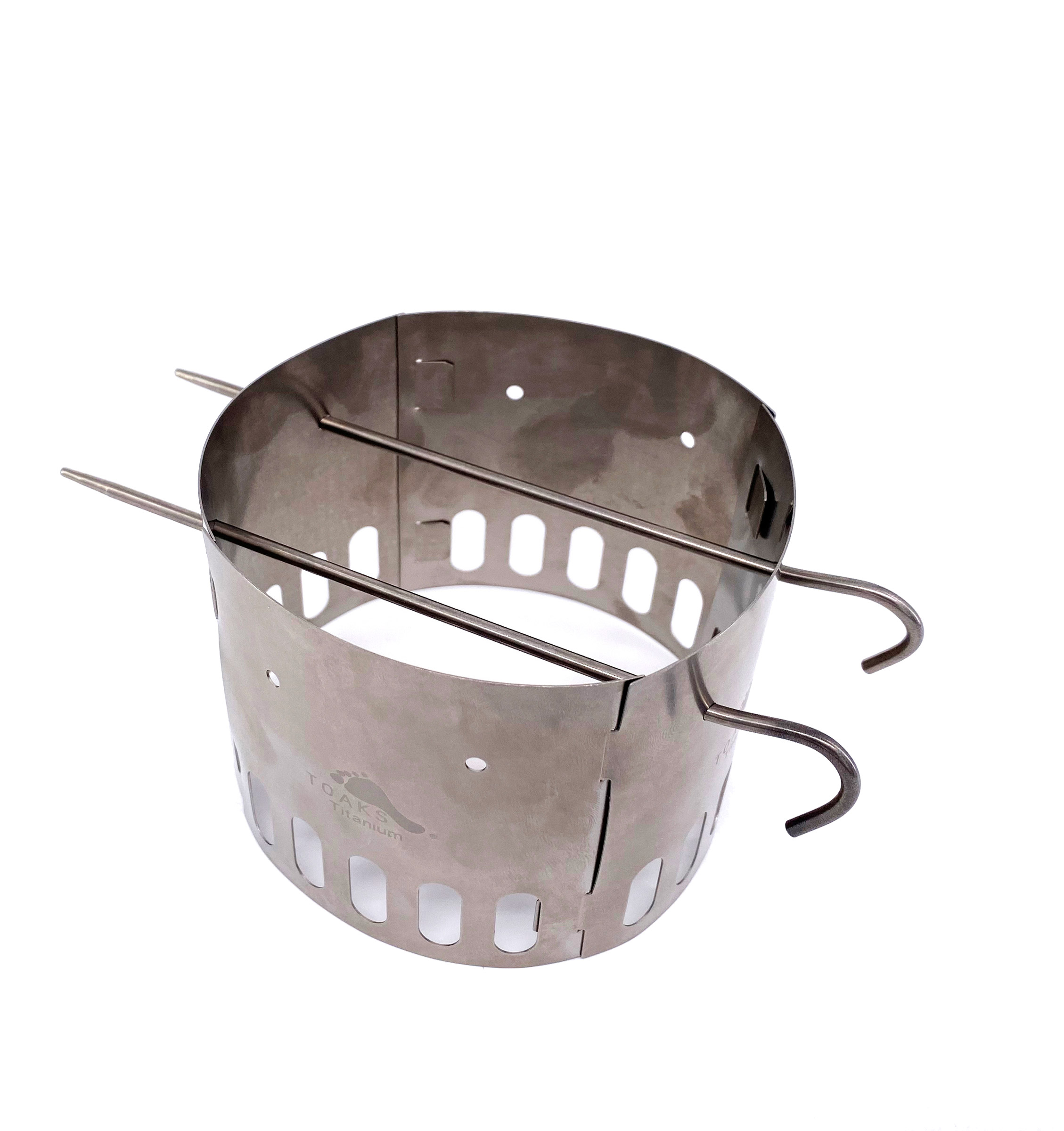 TiStand Titanium Grydestøtte & Vindskærm Toaks brands