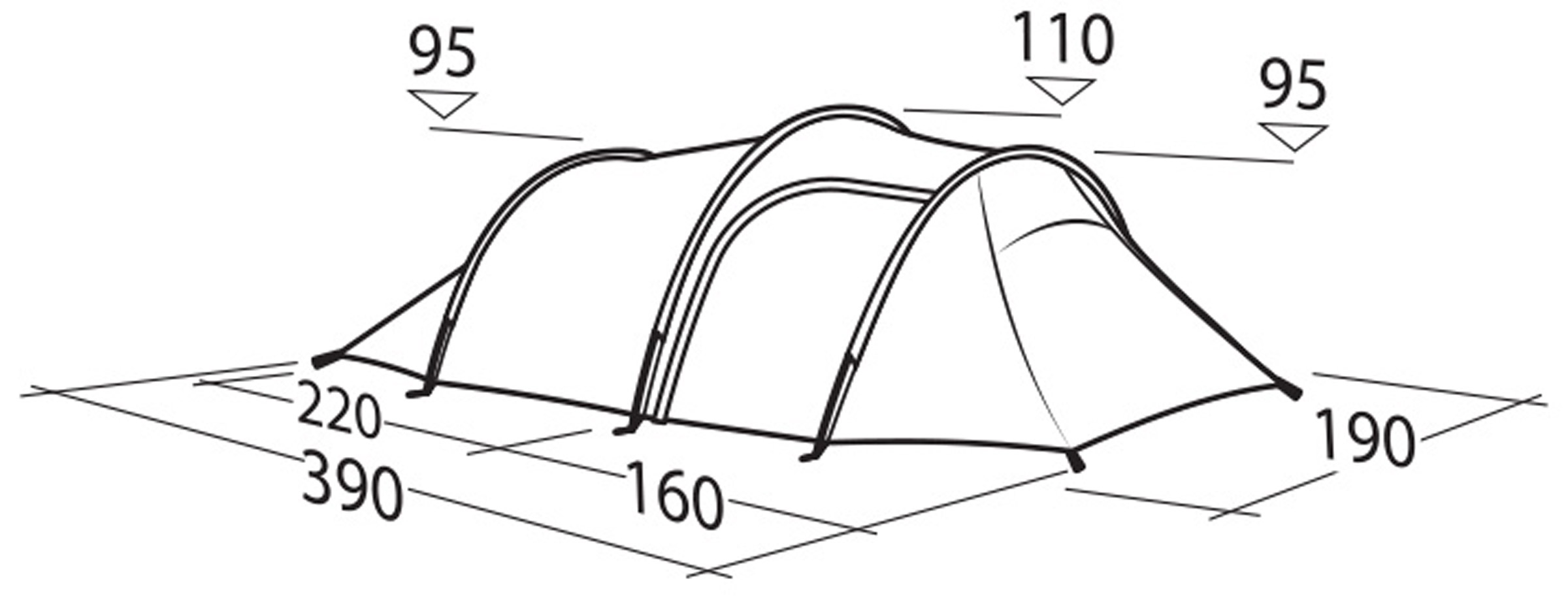 Sage 3 Pro, 3-Personers Telt