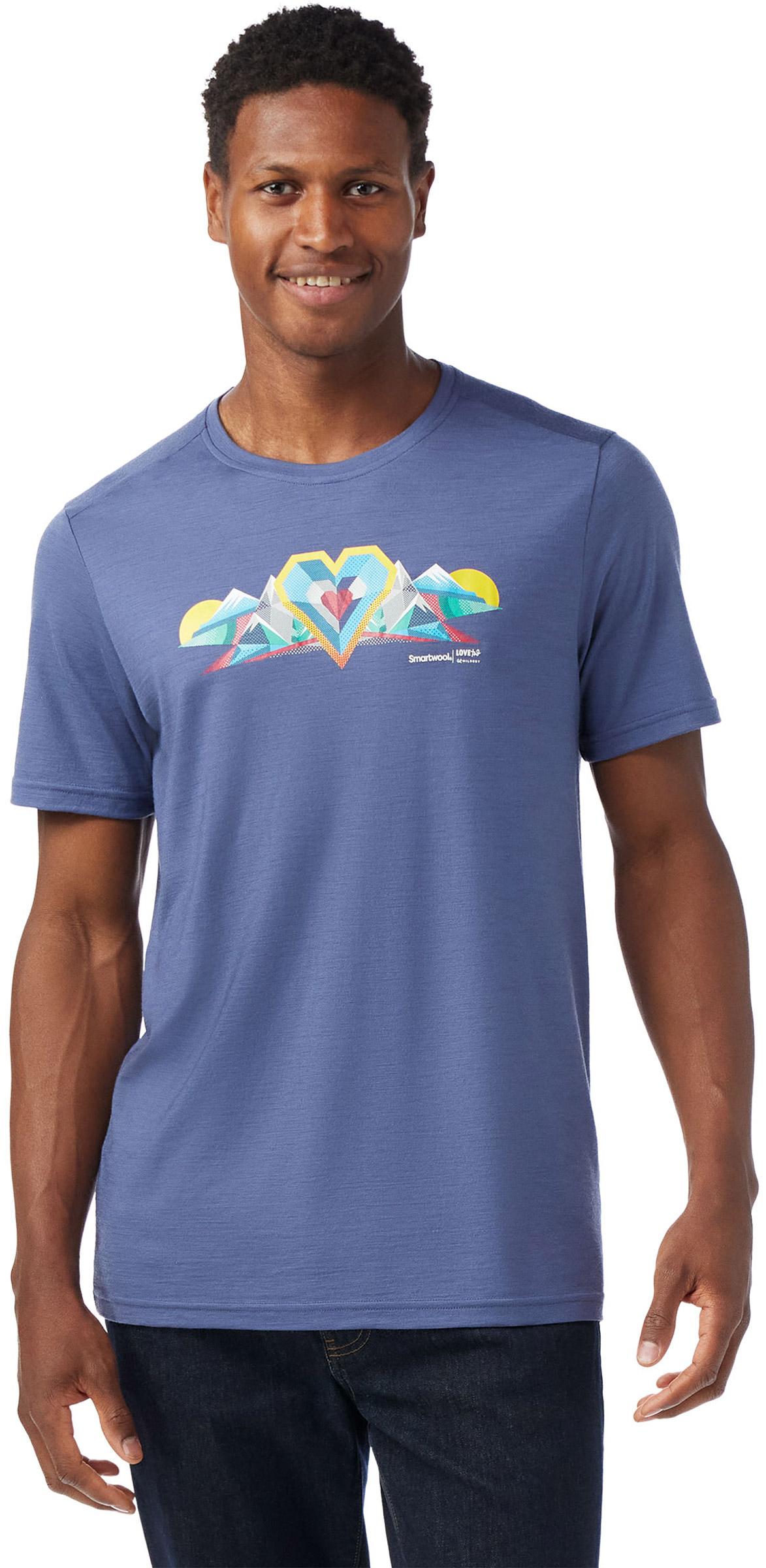 Geo Peaks Active Short Sleeve Graphic Tee SmartWool brands