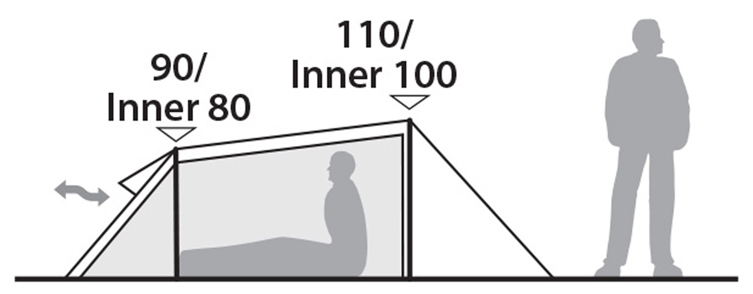 Sprinter 2 LW, 2-Personers Telt