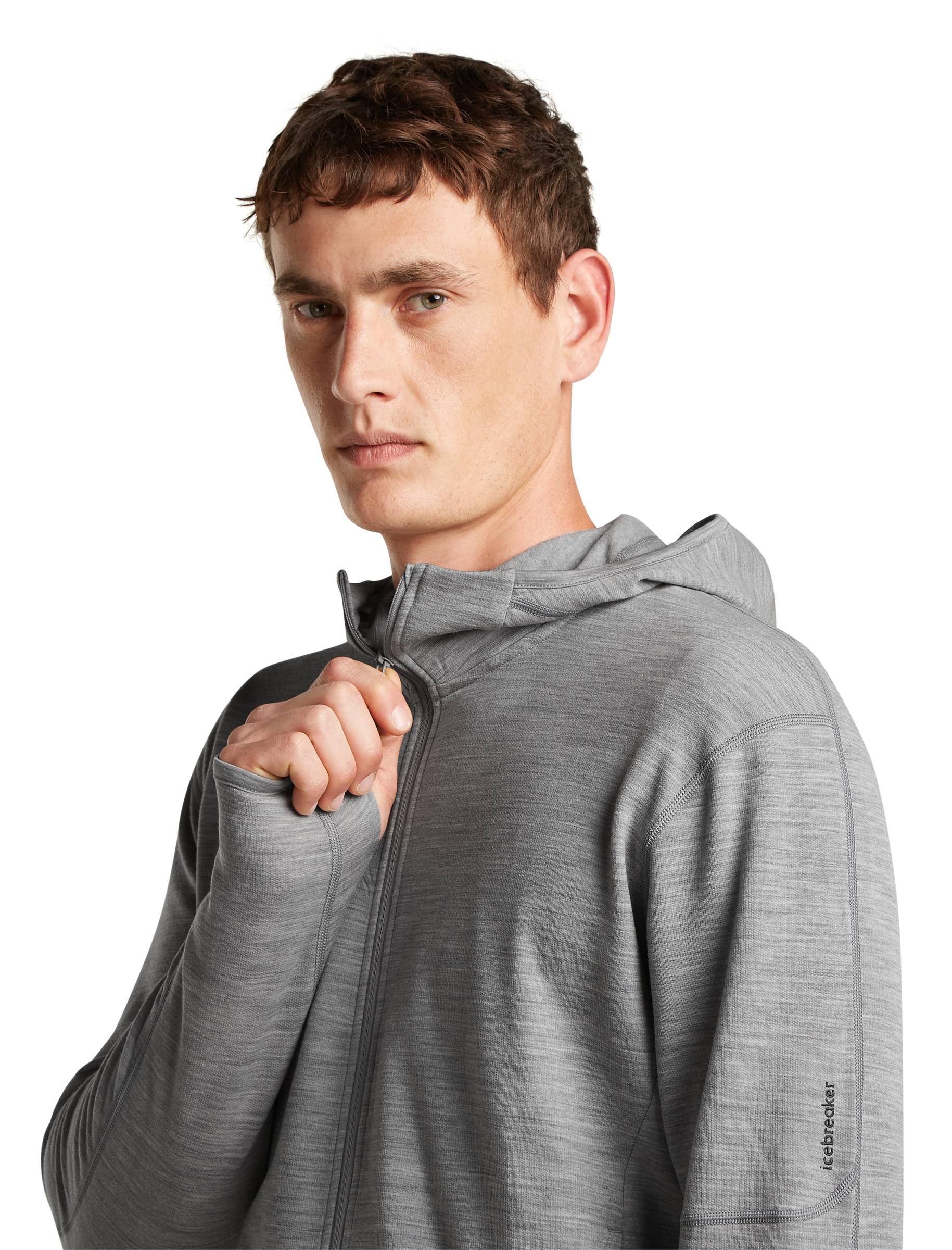Merino 360 Realfleece Elemental LS Zip Hoodie Herre
