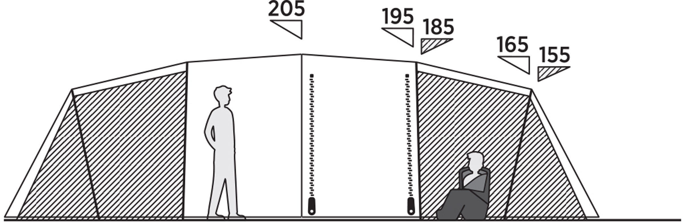 Leka Twin 8, 8-Personers Telt
