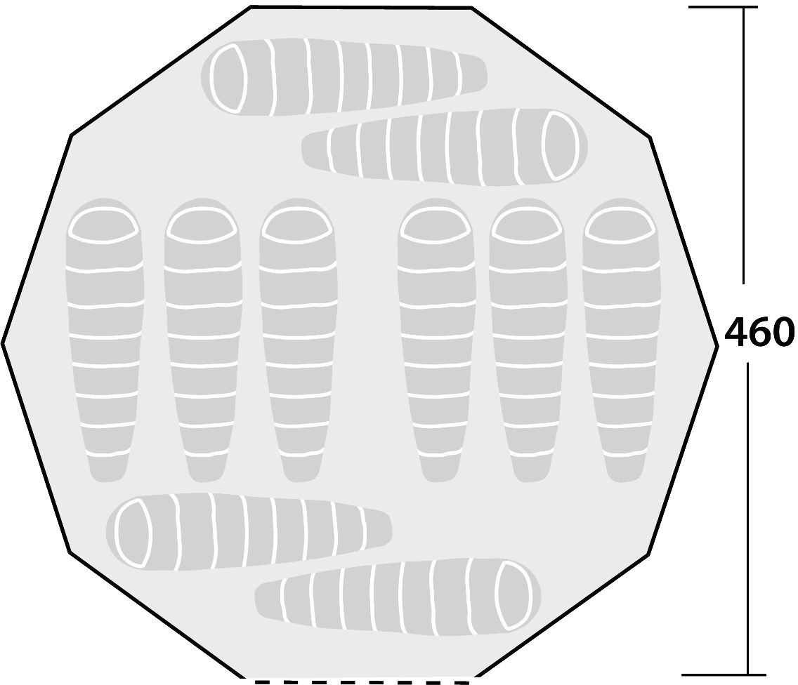 Klondike 10 Grande, 10-Personers Bomuldstelt