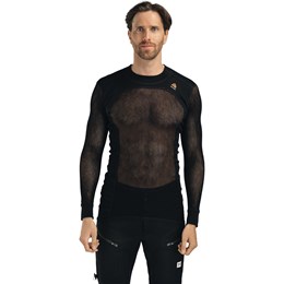 Aclima WoolNet Crew Neck Herre XL Sort Undertrøjer
