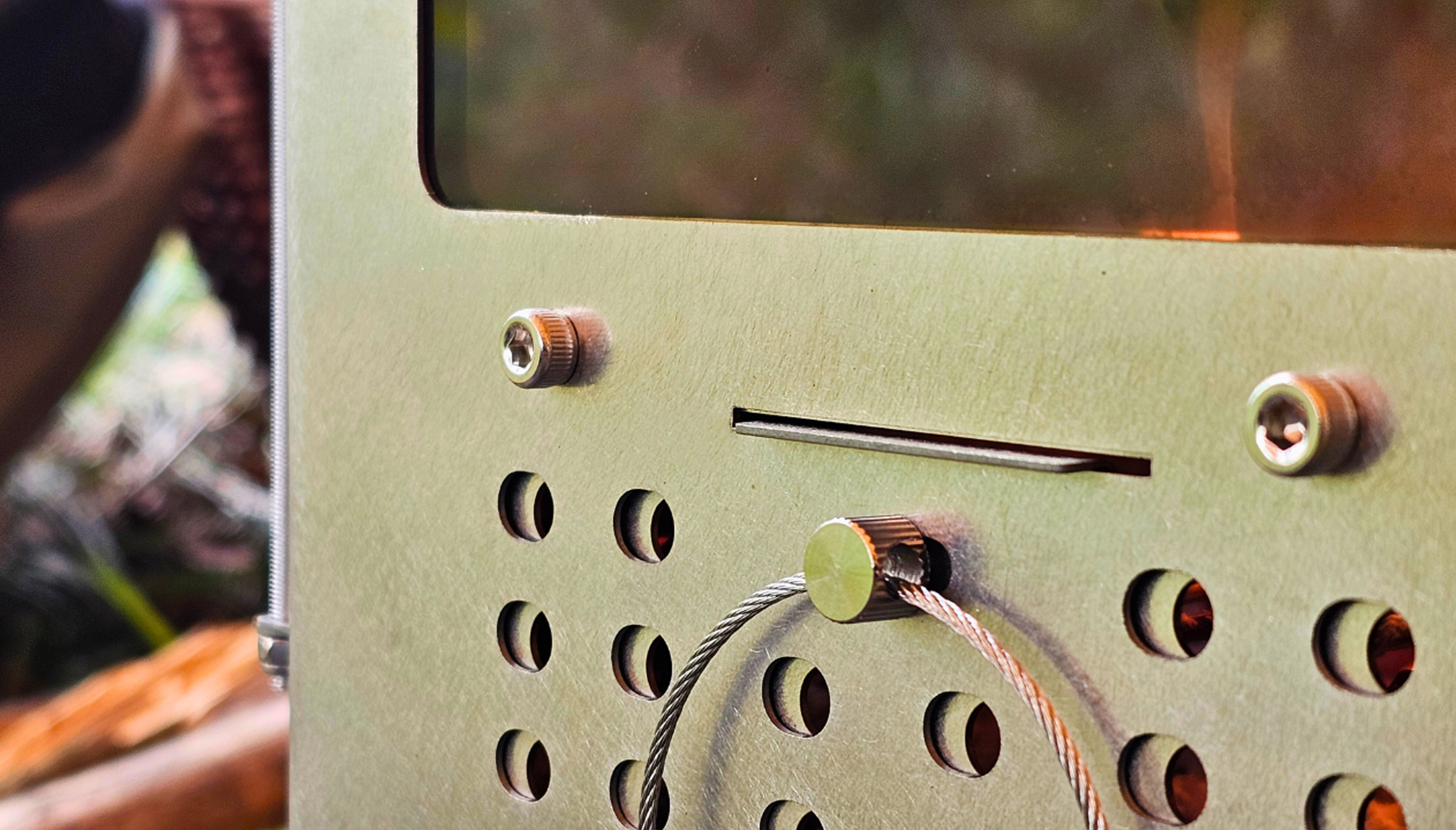 Fastfold Titanium Camping Stove with 2 Windows