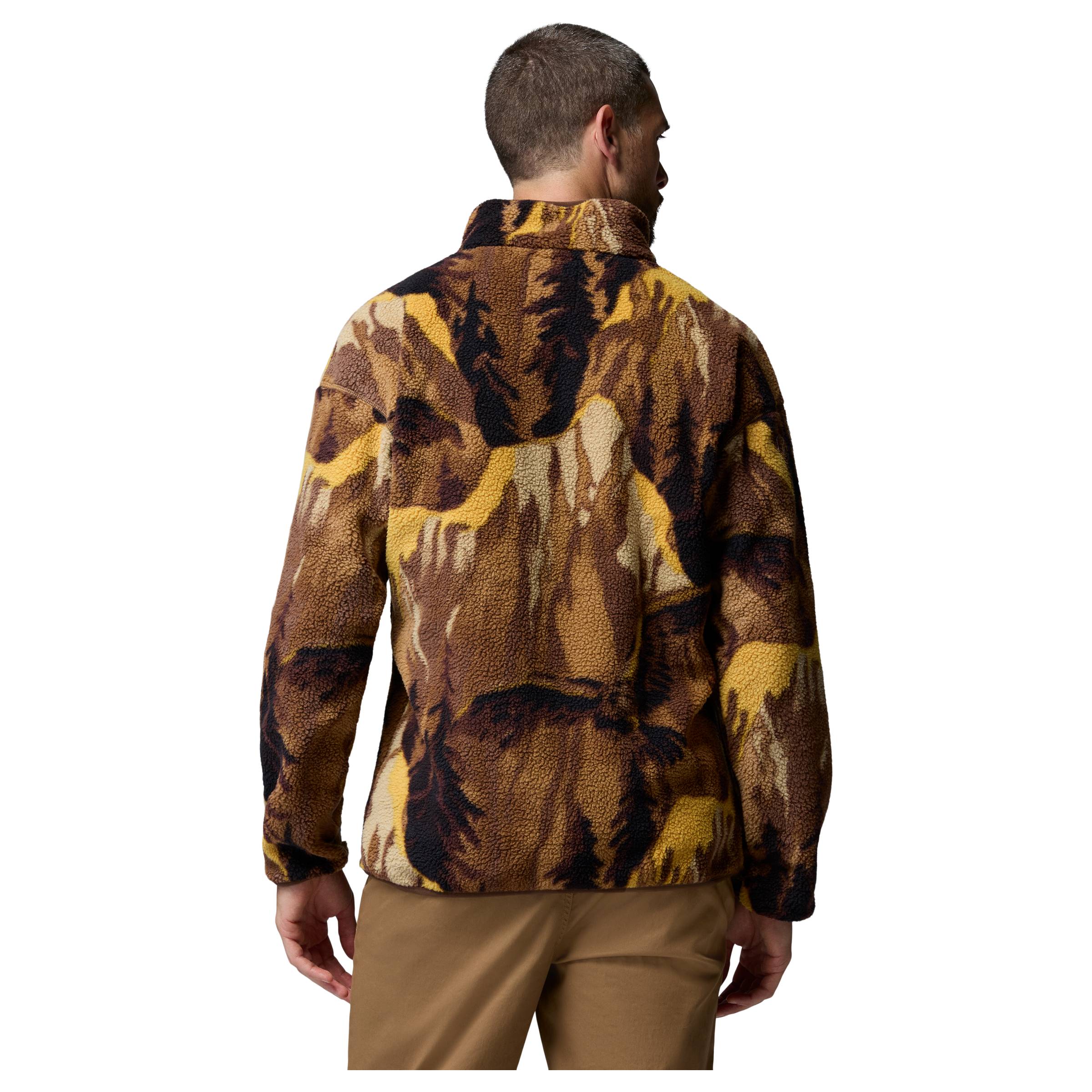 Helvetia II Printed Half Snap Fleece Herre