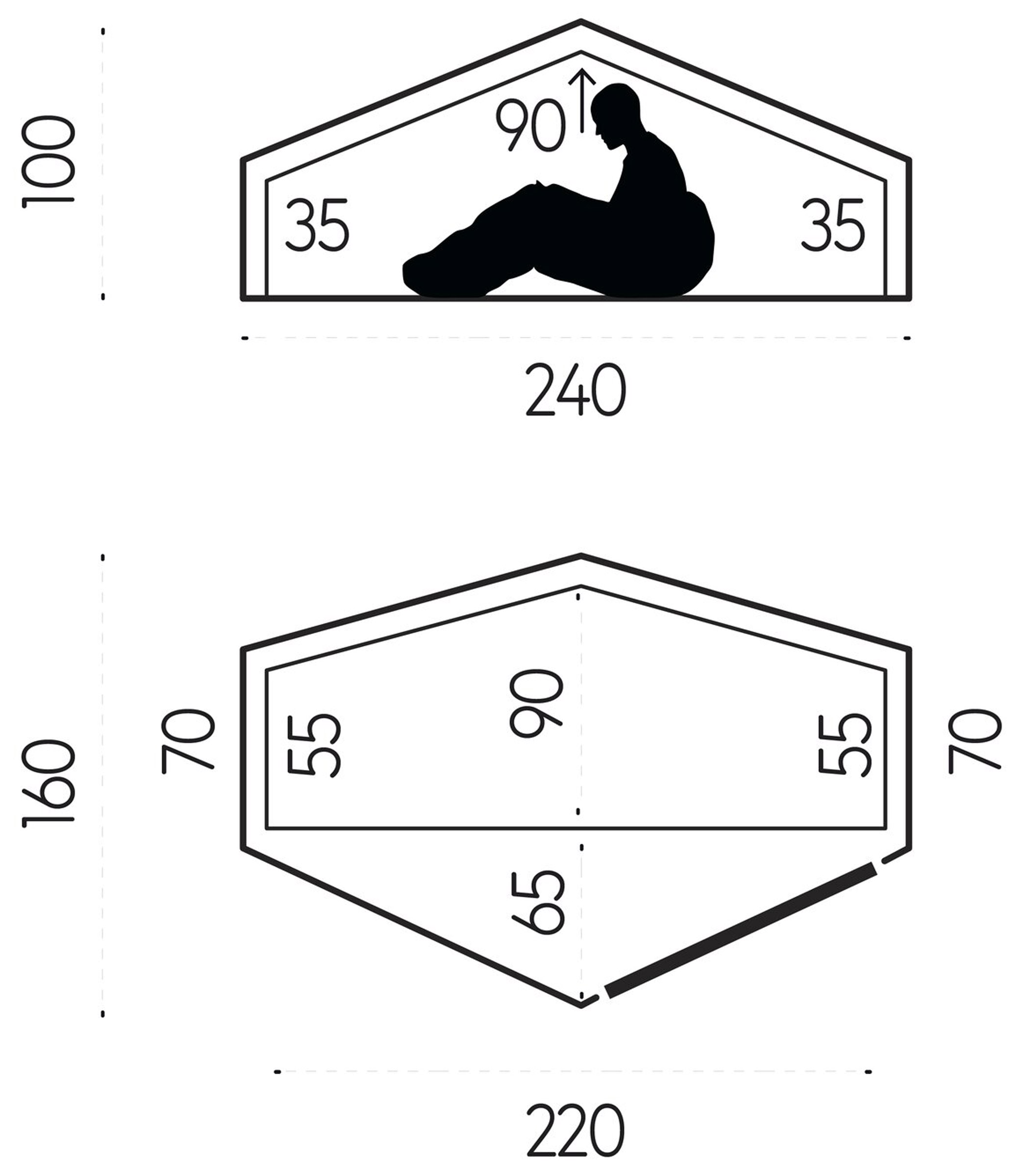 Abisko Lite 1, 1-Persons Telt