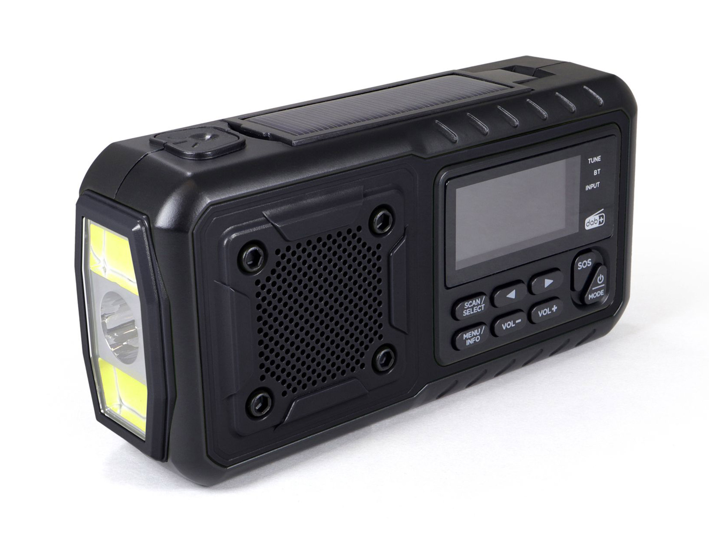 Crank Radio Multi DAB+ Nødradio med Håndsving