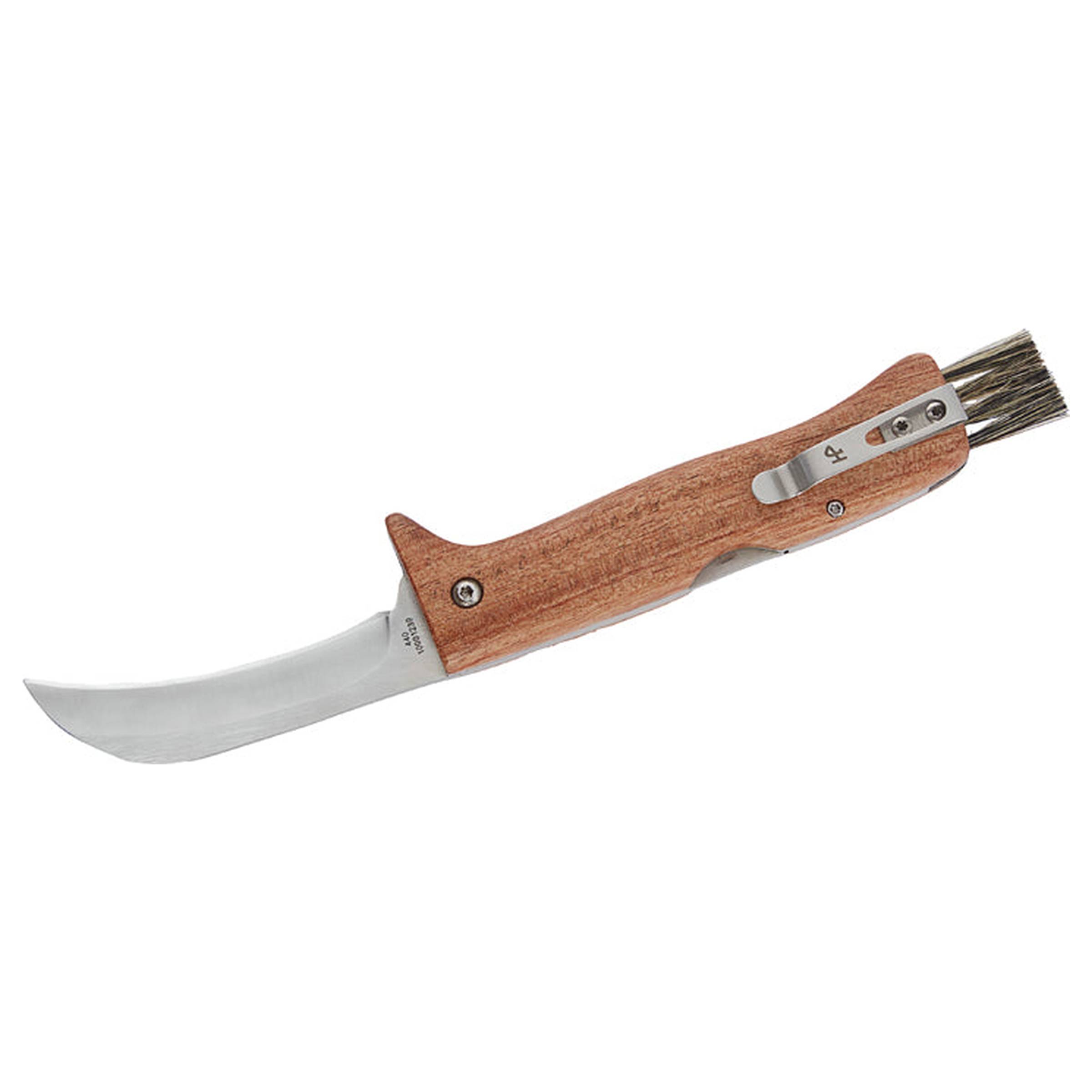 Mushroom Knife with Brush AISI 440 Svampekniv