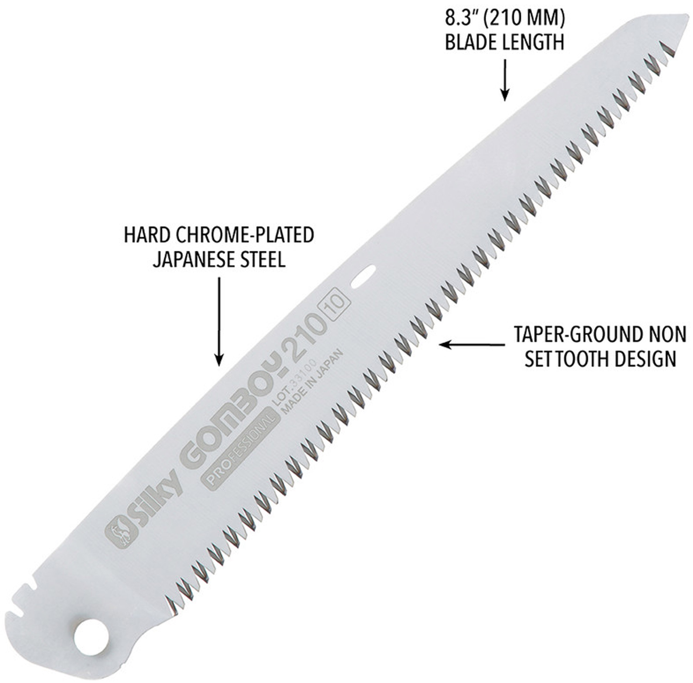 Gomboy 210 Medium Teeth Foldesav