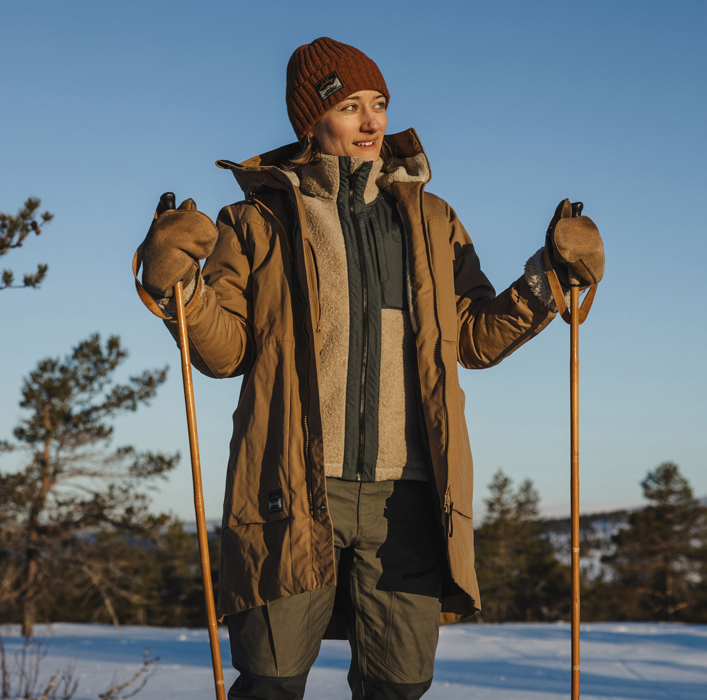 Knak Pile Parka Dame