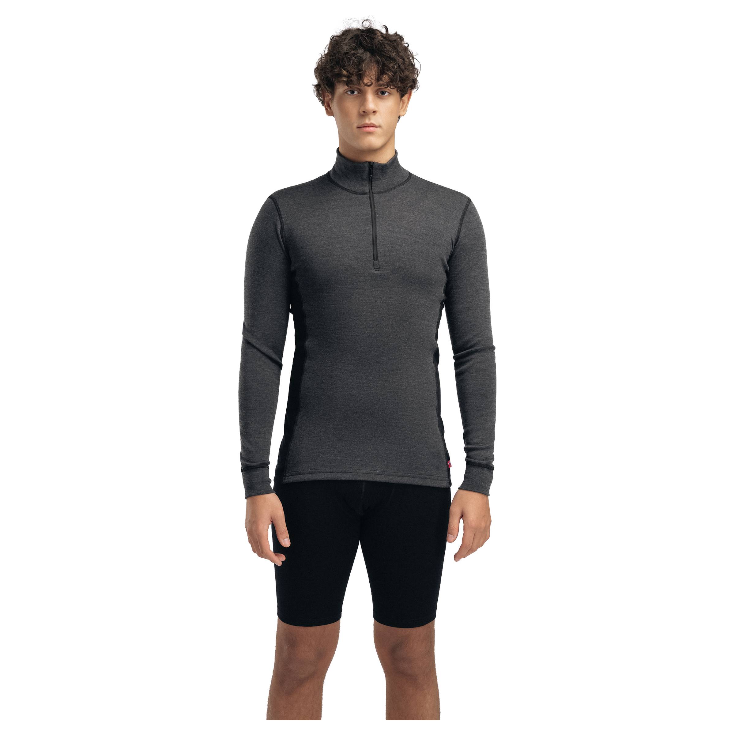WarmWool Mock Neck with Zip Herre Aclima Beklædning