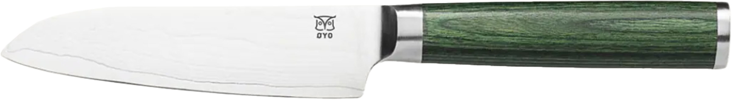 Smaragd Damask Santoku All-Round Knife Øyo kogegrej