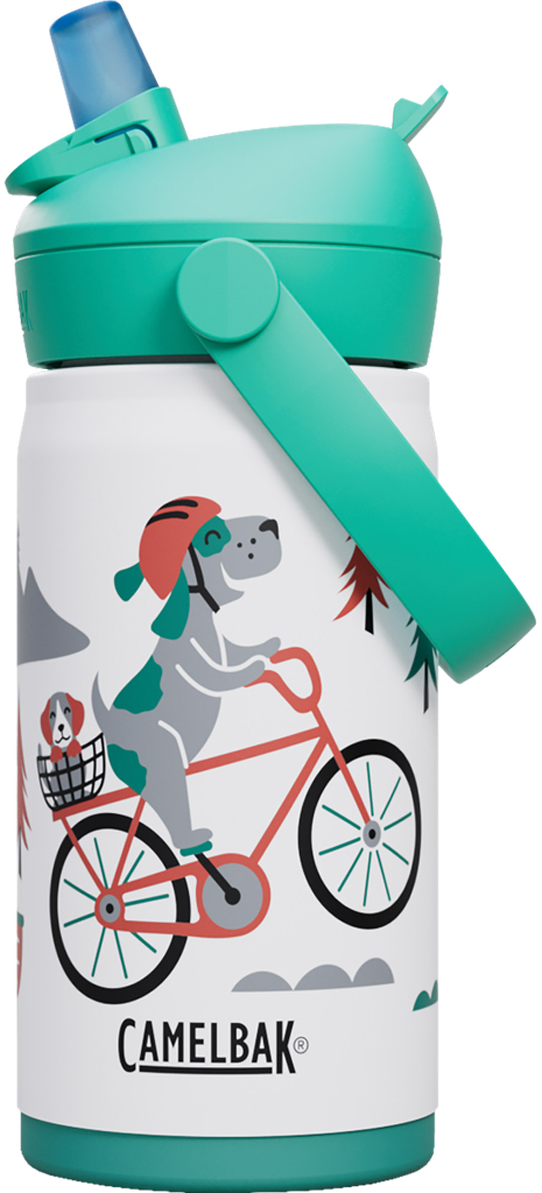 Thrive Flip Straw Kids VSS 0.35 ltr Termo Drikkeflaske CamelBak kogegrej