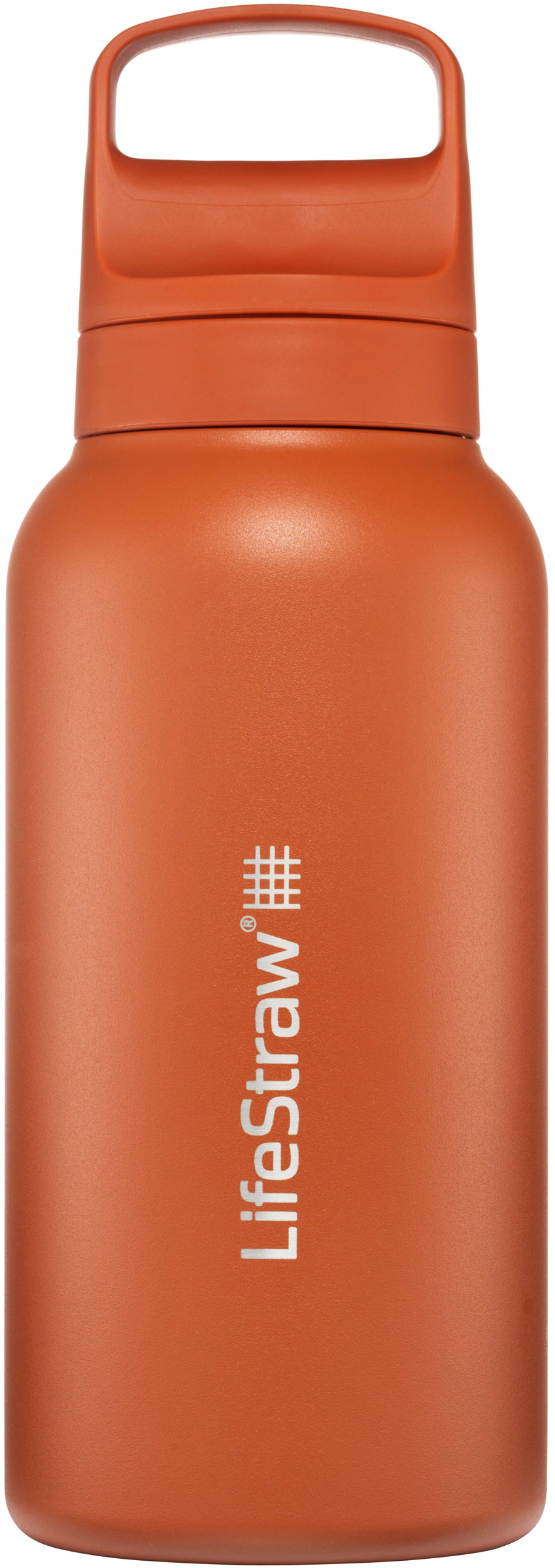 Go 1 ltr Stålflaske med Vandrensning