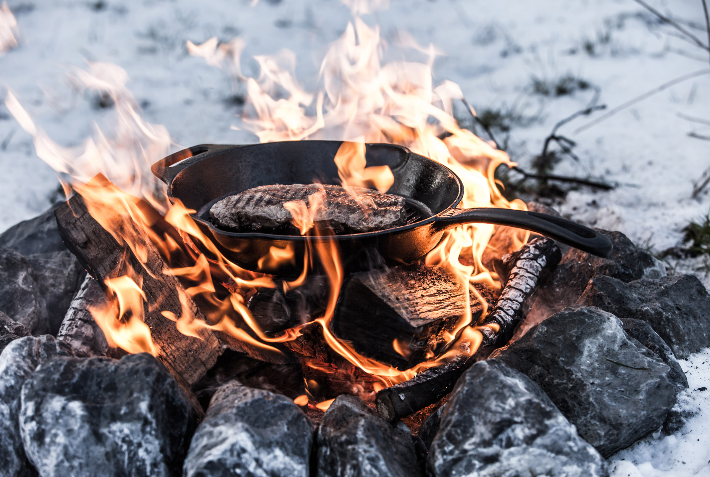 Grill Fire Skillet w/One Handle GP30