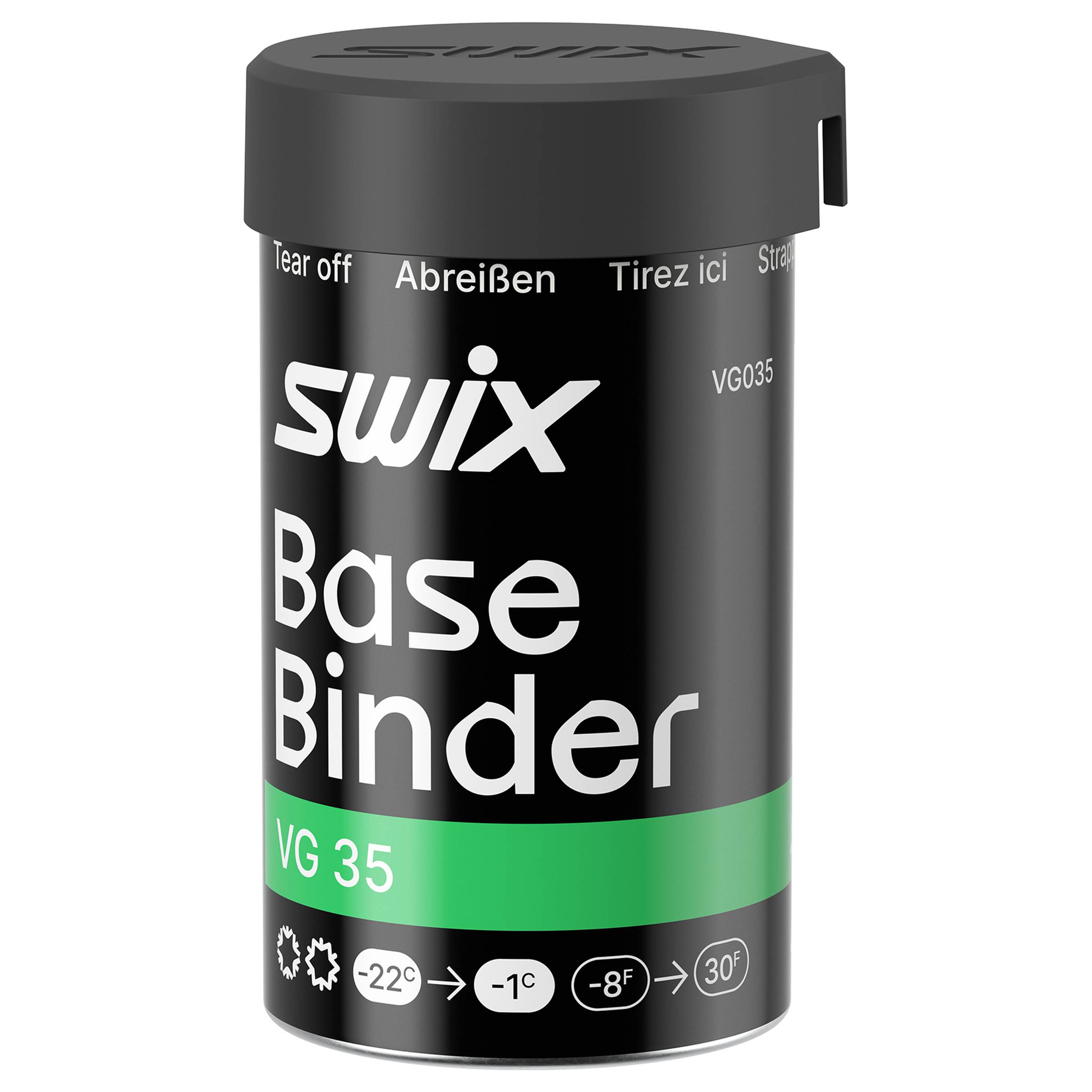 VG35 Base Binder Green Swix udstyr