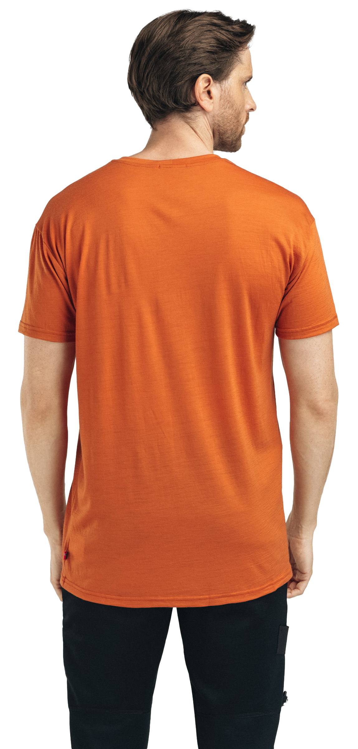 LightWool Tee Mountain Print Herre