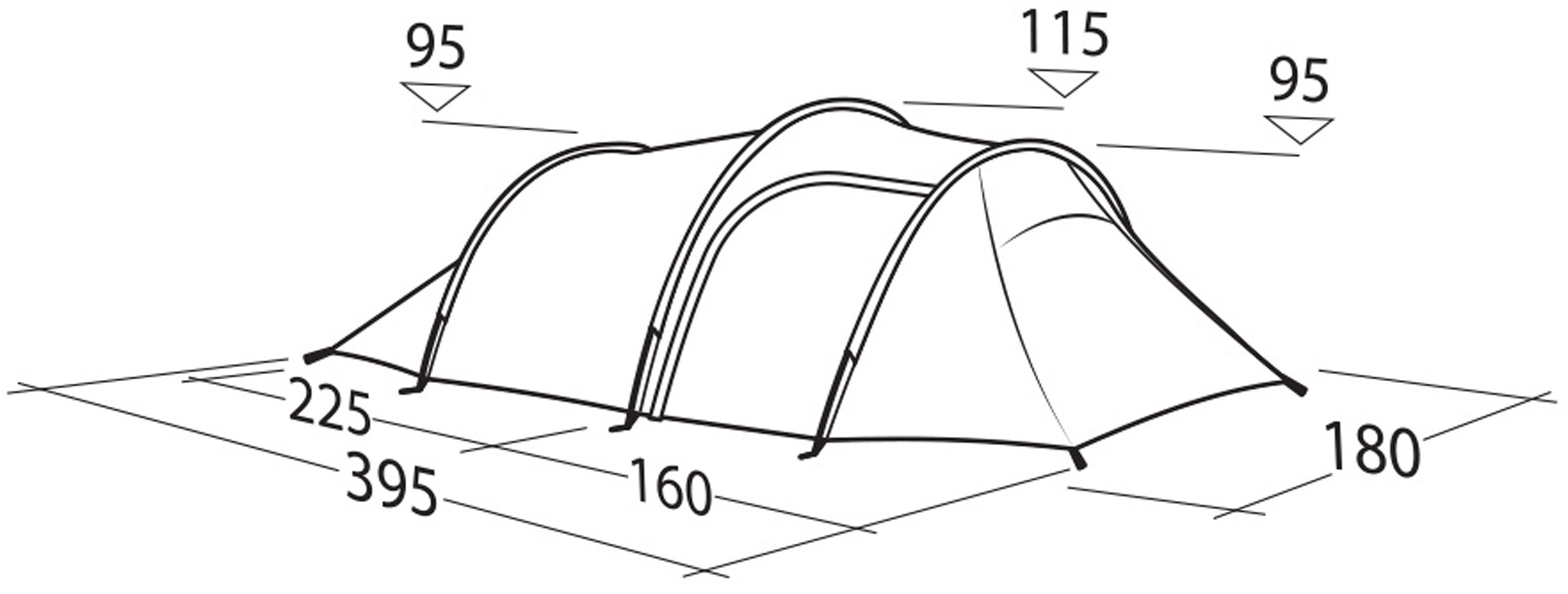 Voyager 3 EXP, 3-Personers Telt
