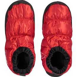 Nordisk Mos Down Shoes XS Rød Hjemmesko
