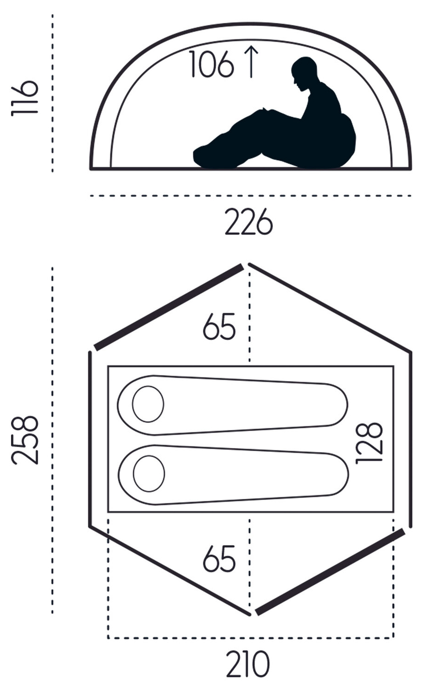 Abisko Friluft 2, 2-Personers Telt