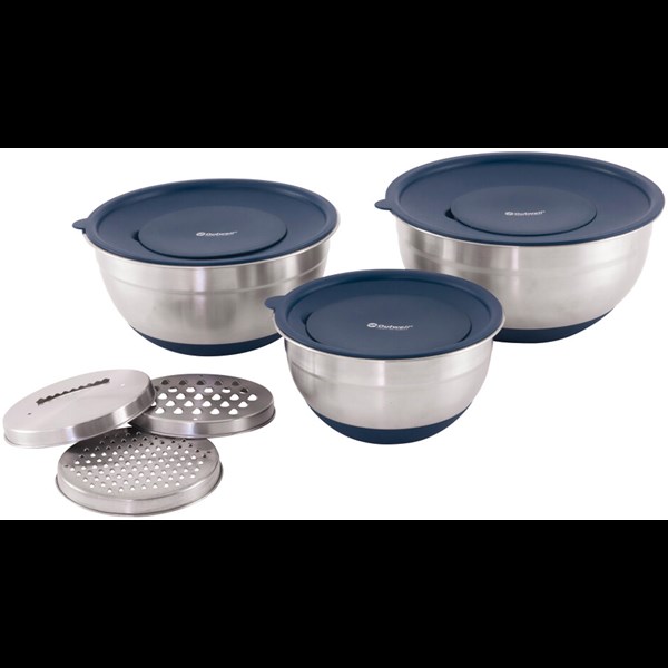 Chef Bowl Set with Lids & Graters Outwell Kogegrej