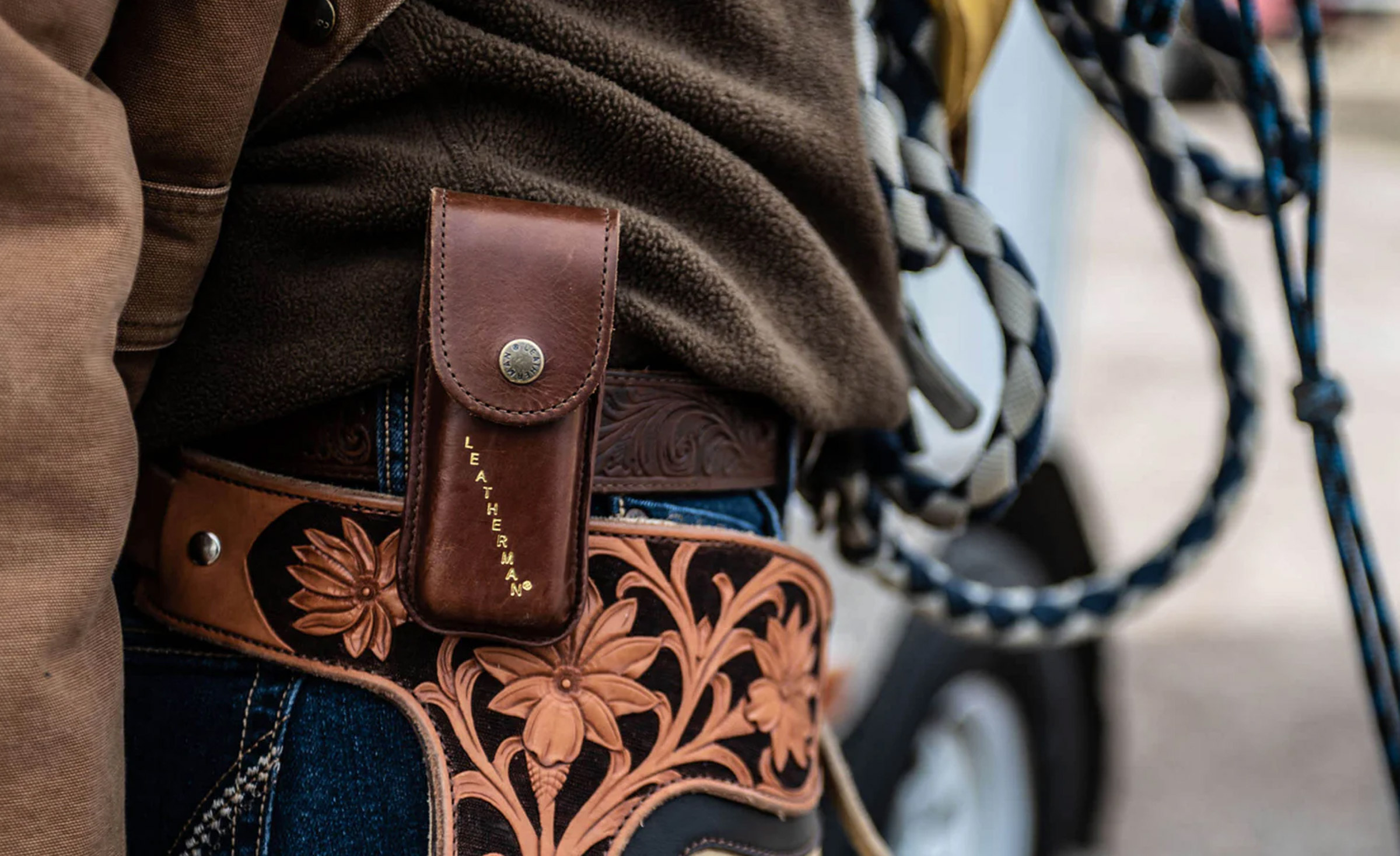 Heritage Leather Sheath, Medium Etui