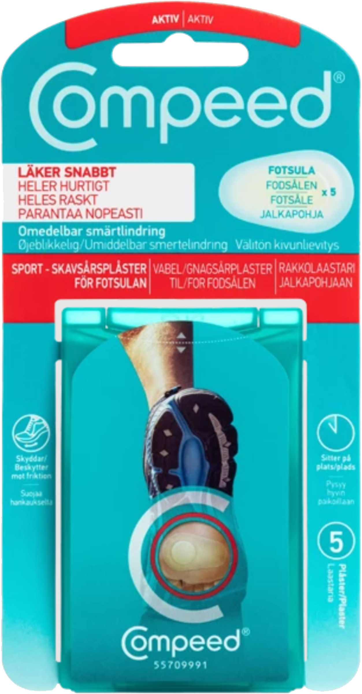 Blister Sports Underfoot Plasters Compeed udstyr