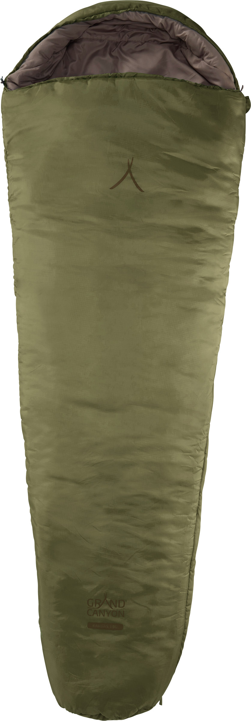 Grand Canyon Kansas 190 Mummy Fibersovepose LZ Grøn Forår til efterår (+3Â°C til -8Â°C)