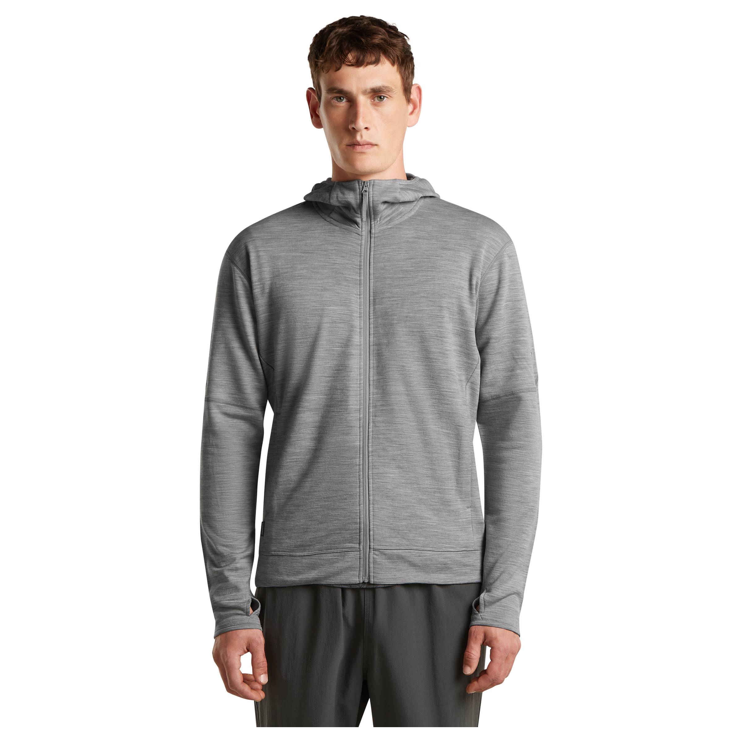 Merino 360 Realfleece Elemental LS Zip Hoodie Herre Icebreaker herre