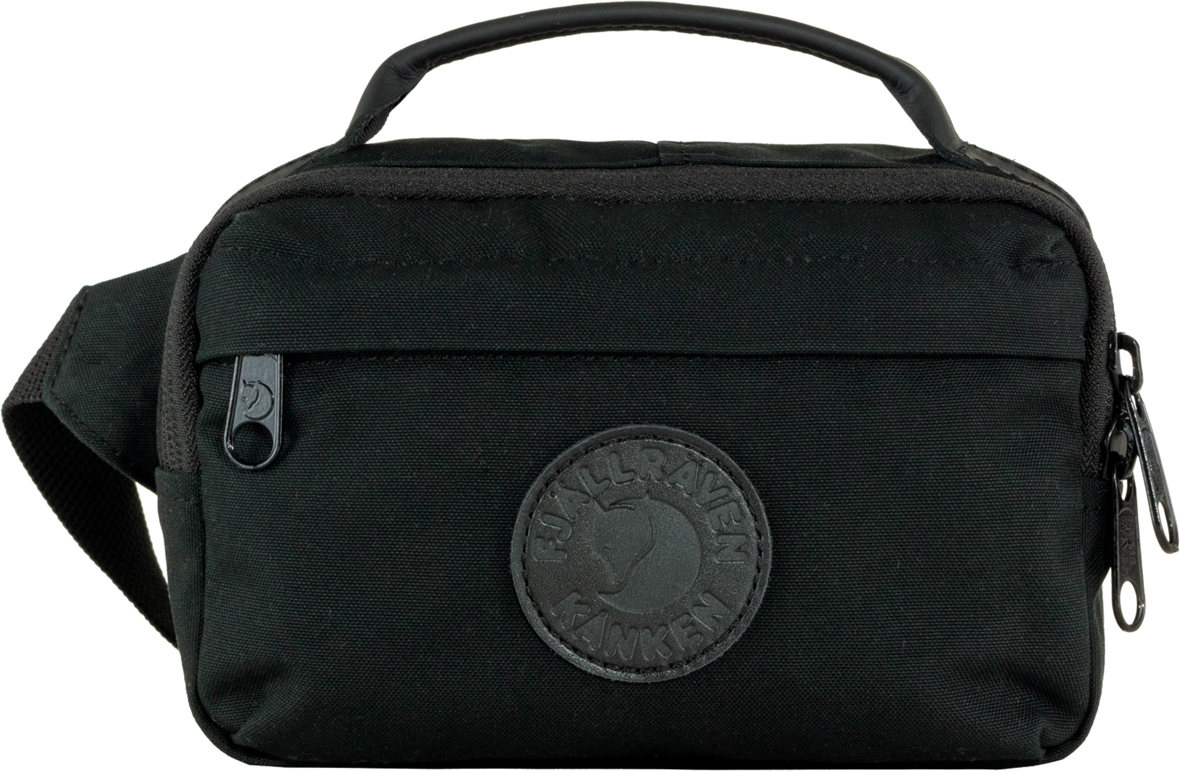 Kånken No. 2 Black Hip Pack Fjällräven brands