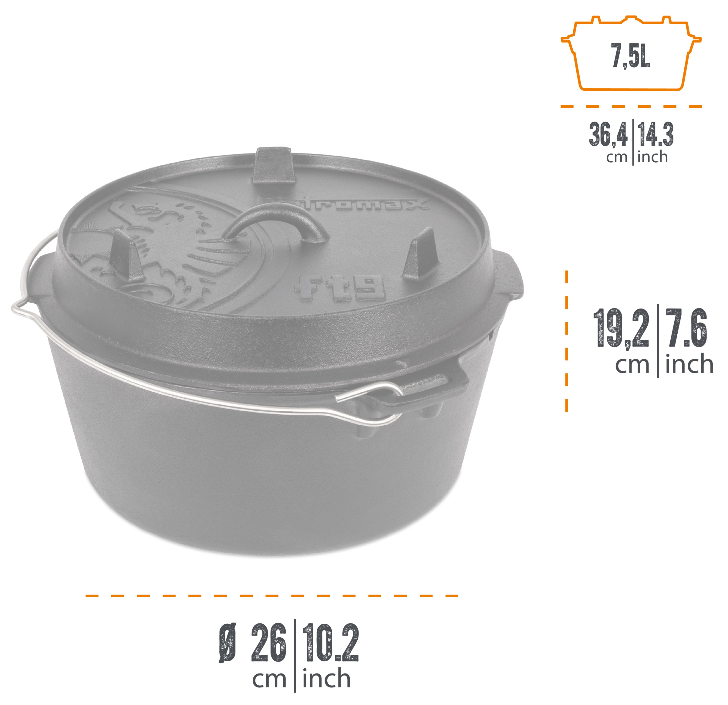 Dutch Oven FT9 Plane Bottom