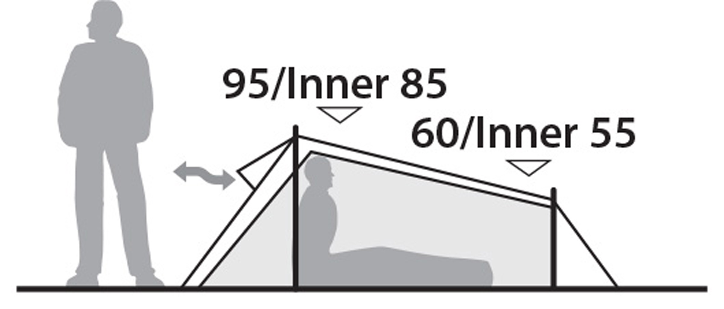 Cress 1 Pro, 1-Persons Telt