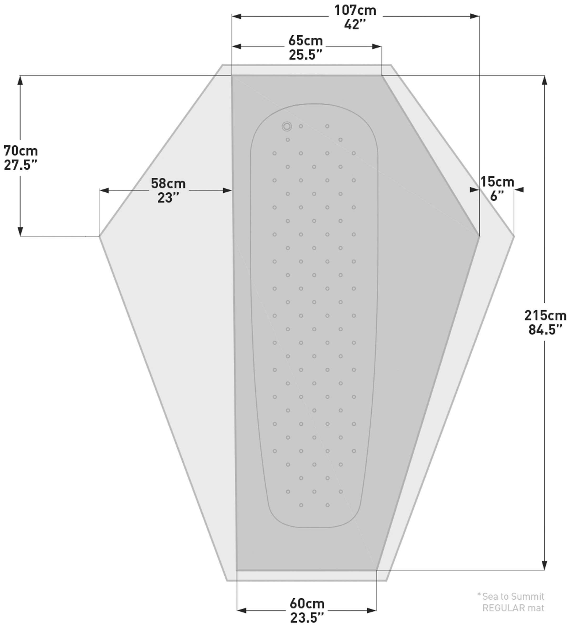 Alto TR1 Ultralight Backpacking, 1-Persons Telt