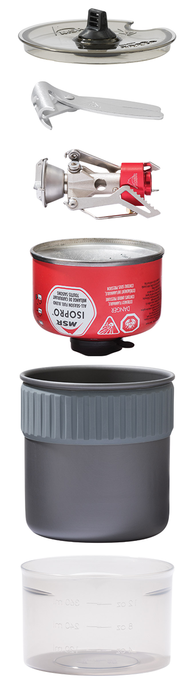 PocketRocket 2 Mini Stove Kit 0.8 ltr, Kogesæt med Gasbrænder