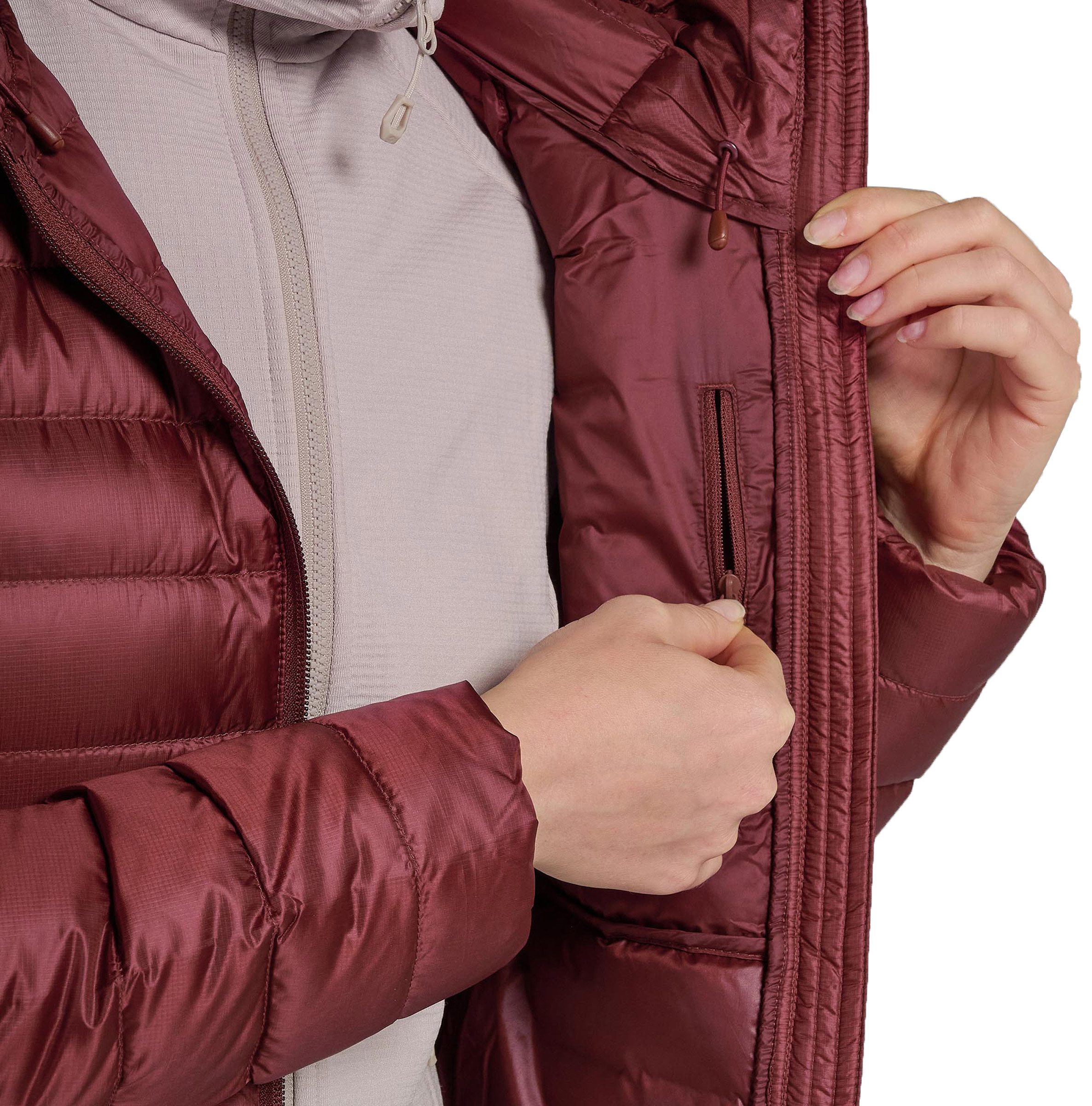 Anti Freeze Hooded Down Jacket Dame