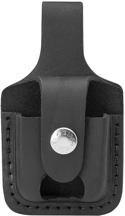 Black Lighter Pouch w/Thumb Notch Zippo kogegrej