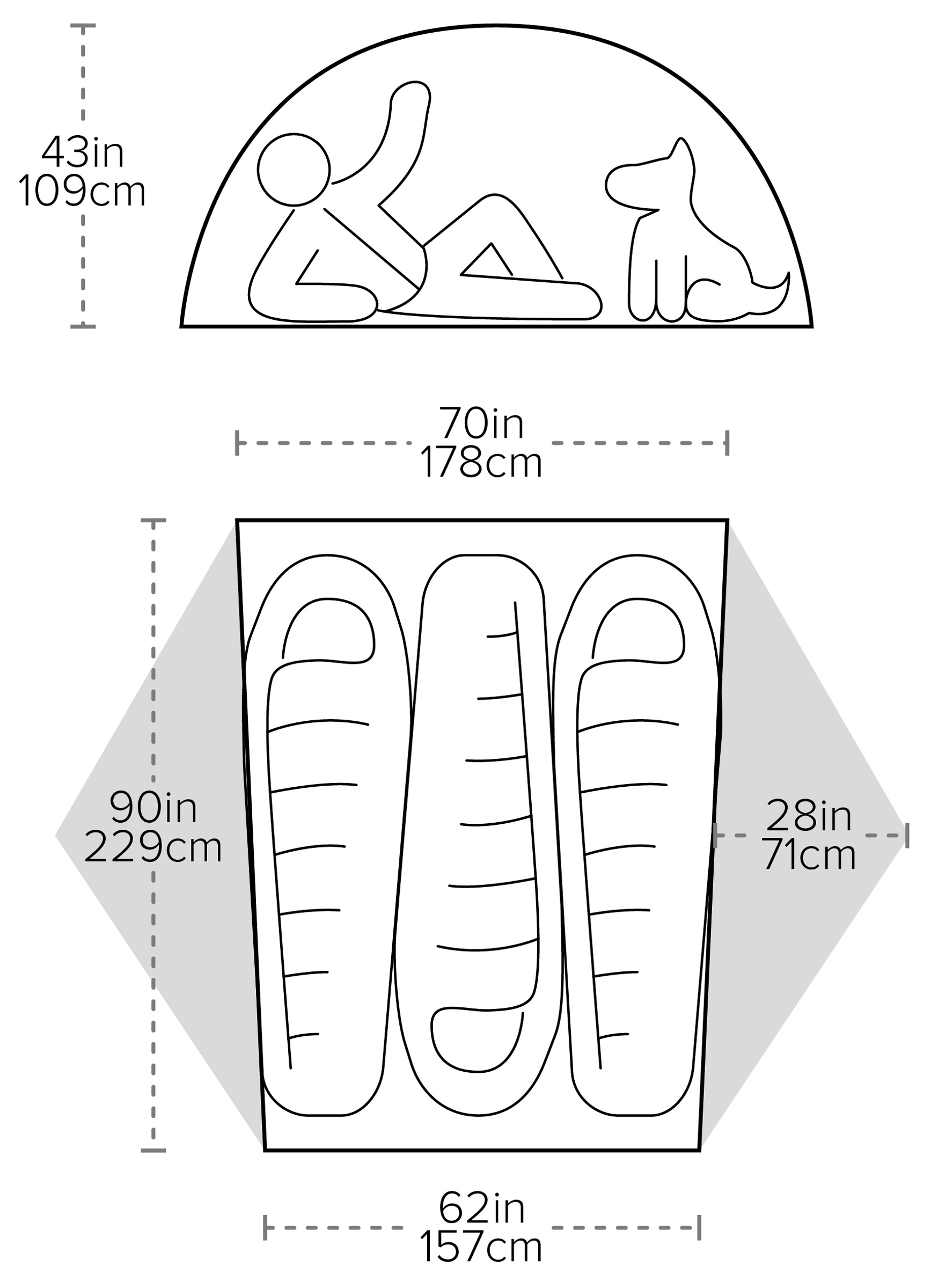 Copper Spur UL3, 3-Personers Telt